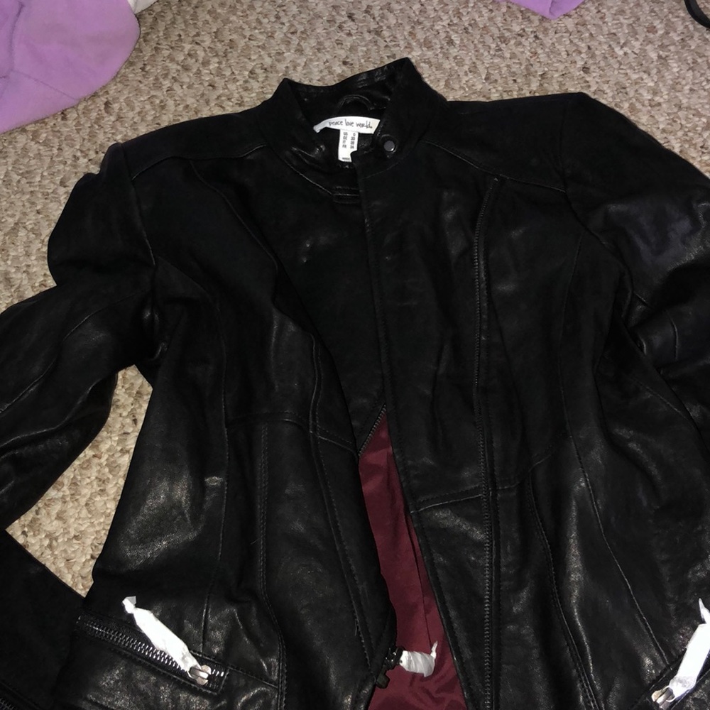 Leather jacket